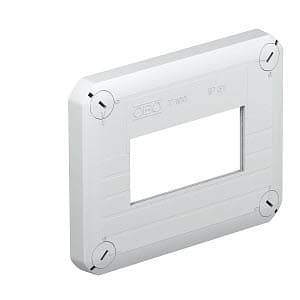 OBO Bettermann Крышка для T100 с отверстием под 2 Modul 45 2007826 — миниатюра 2