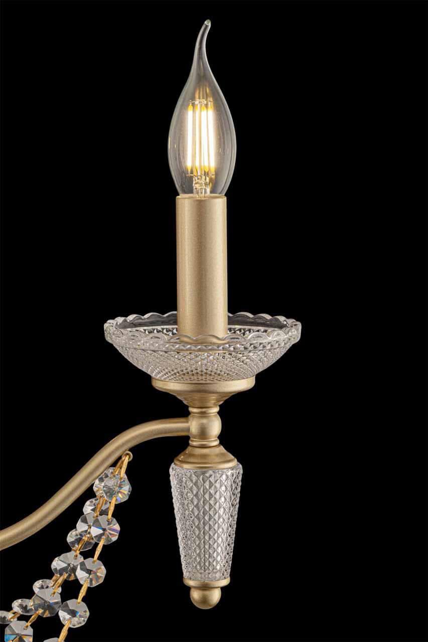 Freya Classic Zoe Золото Люстра FR2009PL-07G — миниатюра 9
