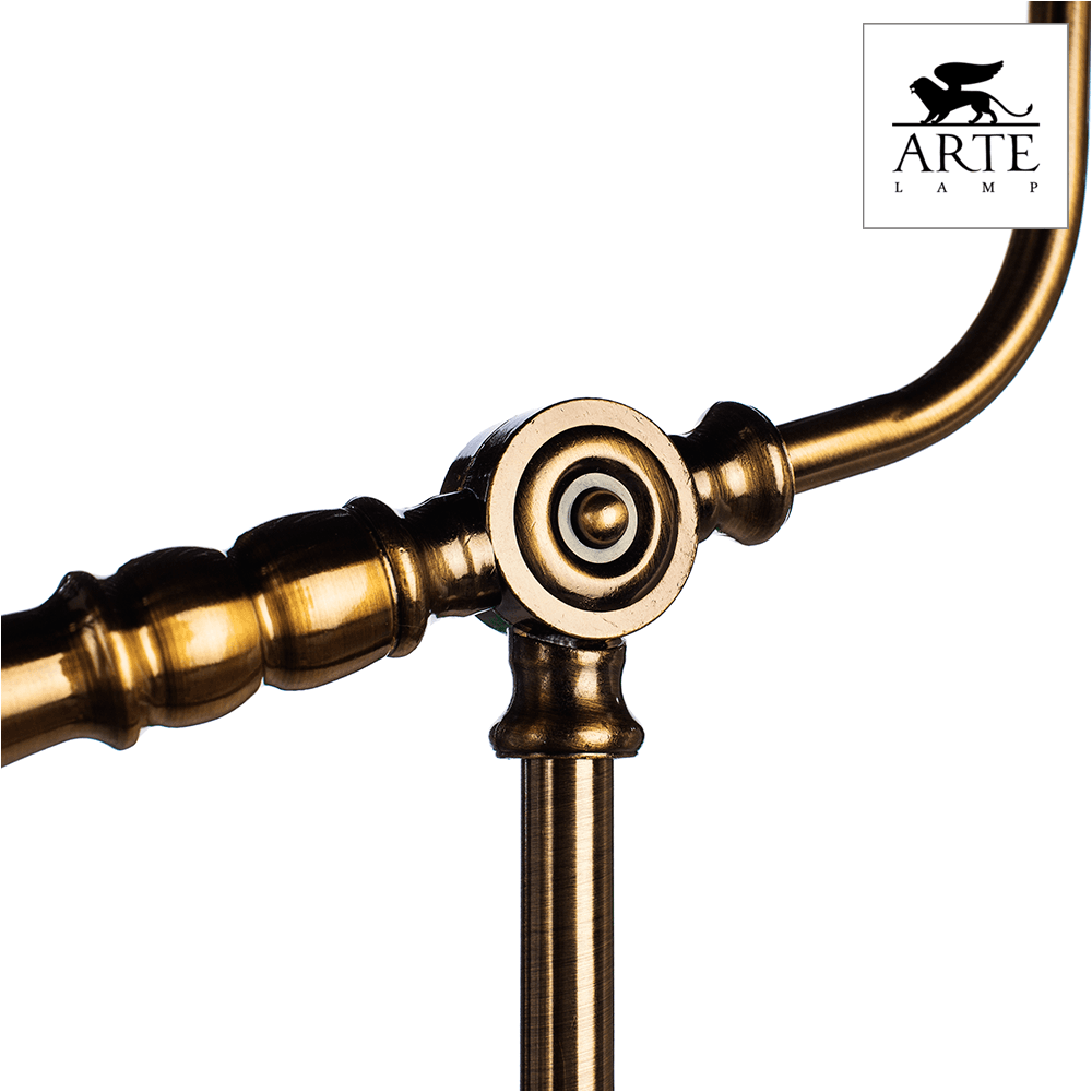 Arte Lamp Seville Бронза/Белая Лампа настольная декоративная 60W E27 A1509LT-1PB — миниатюра 3