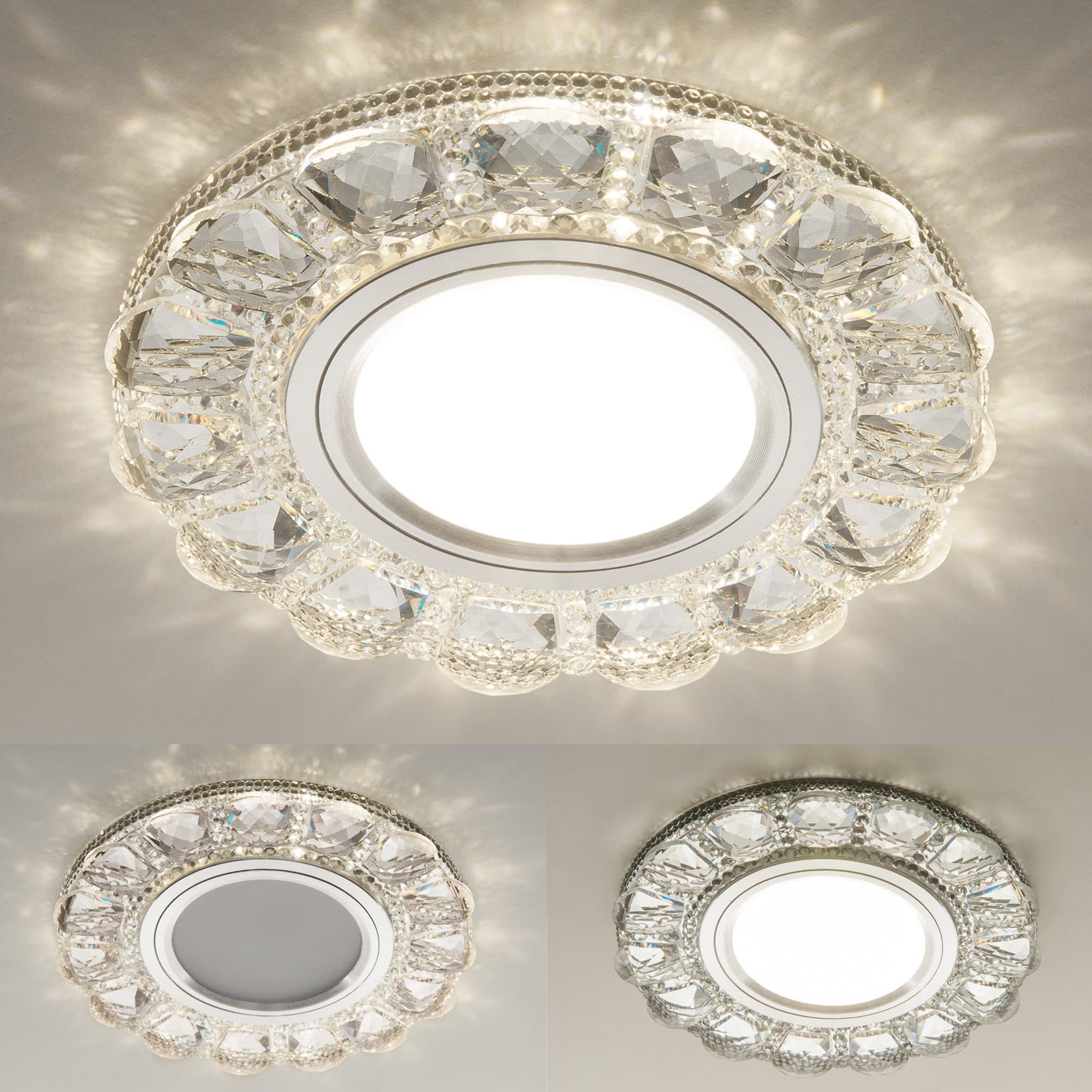 Elektrostandard Встраиваемый точечный светильник с LED подсветкой 2218 MR16 CL прозрачный 4690389129544 a041518