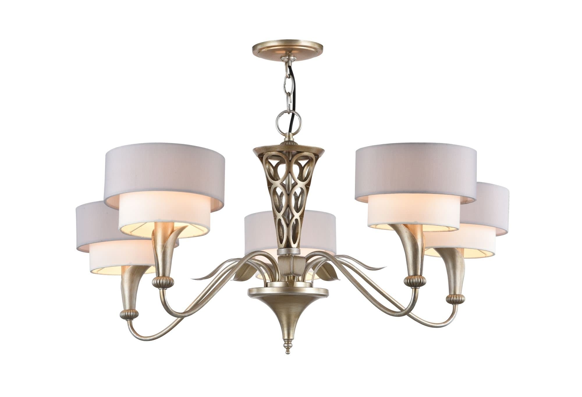 Maytoni House Lillian Серебро Антик Люстра 5xE14 40W H311-05-G — миниатюра 4