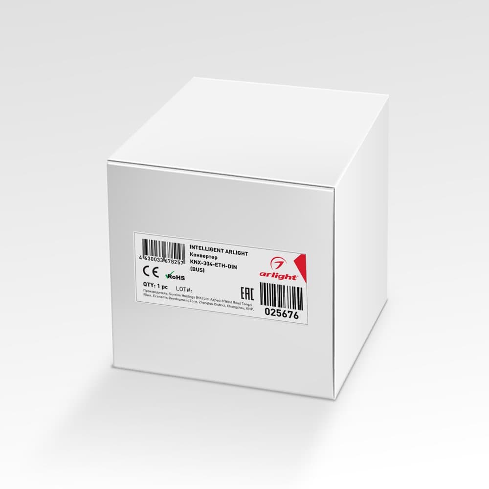 Arlight INTELLIGENT Конвертер KNX-304-ETH-DIN (BUS) (INTELLIGENT Пластик) 025676 — миниатюра 2