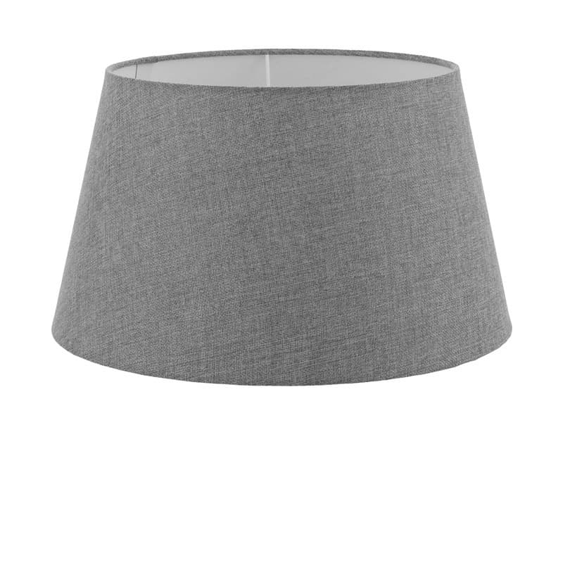 Eglo 49655 Абажур 1+1VINTAGE, 1х60W(E27), Ø400, H220, текстиль, лен, серый — миниатюра 2