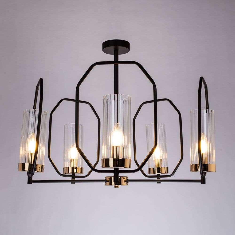 Arte Lamp CELAENO Светильник потолочный лампа накаливания A7004PL-5BK