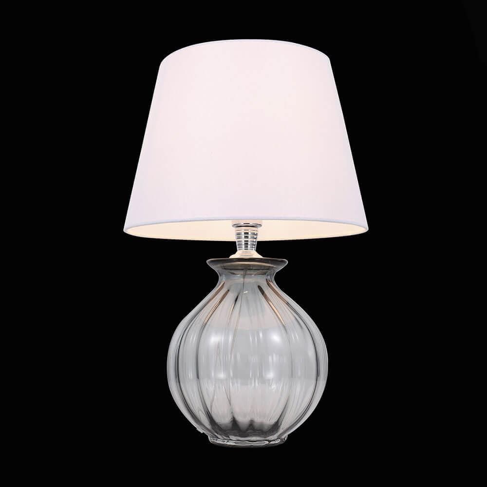 ST LUCE SL968.404.01 Настольная лампа  Хром, Дымчатый/Белый E27 1*60W — миниатюра 3