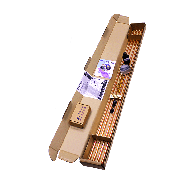 EZETEK Комплект заземления EZ – 4.8 (4,8 метра, 16 мм, 4 х 1200 мм) без насадки SDS-max 90010