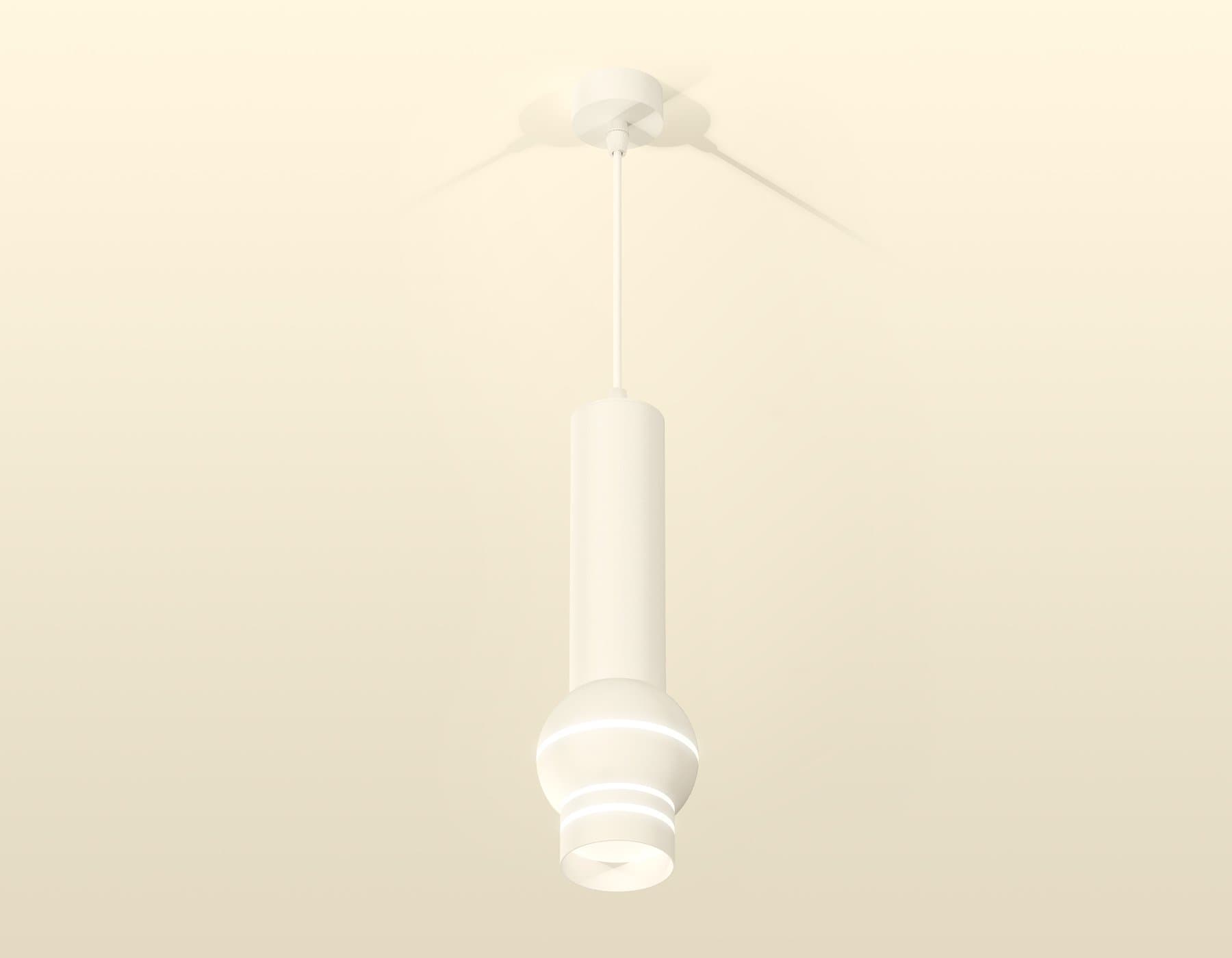 Ambrella Комплект подвесного светильника с дополнительной подсветкой XP1101011 SWH/FR белый песок/белый матовый MR16 GU5.3 LED 3W 4200K (A2301, C6355, — миниатюра 2