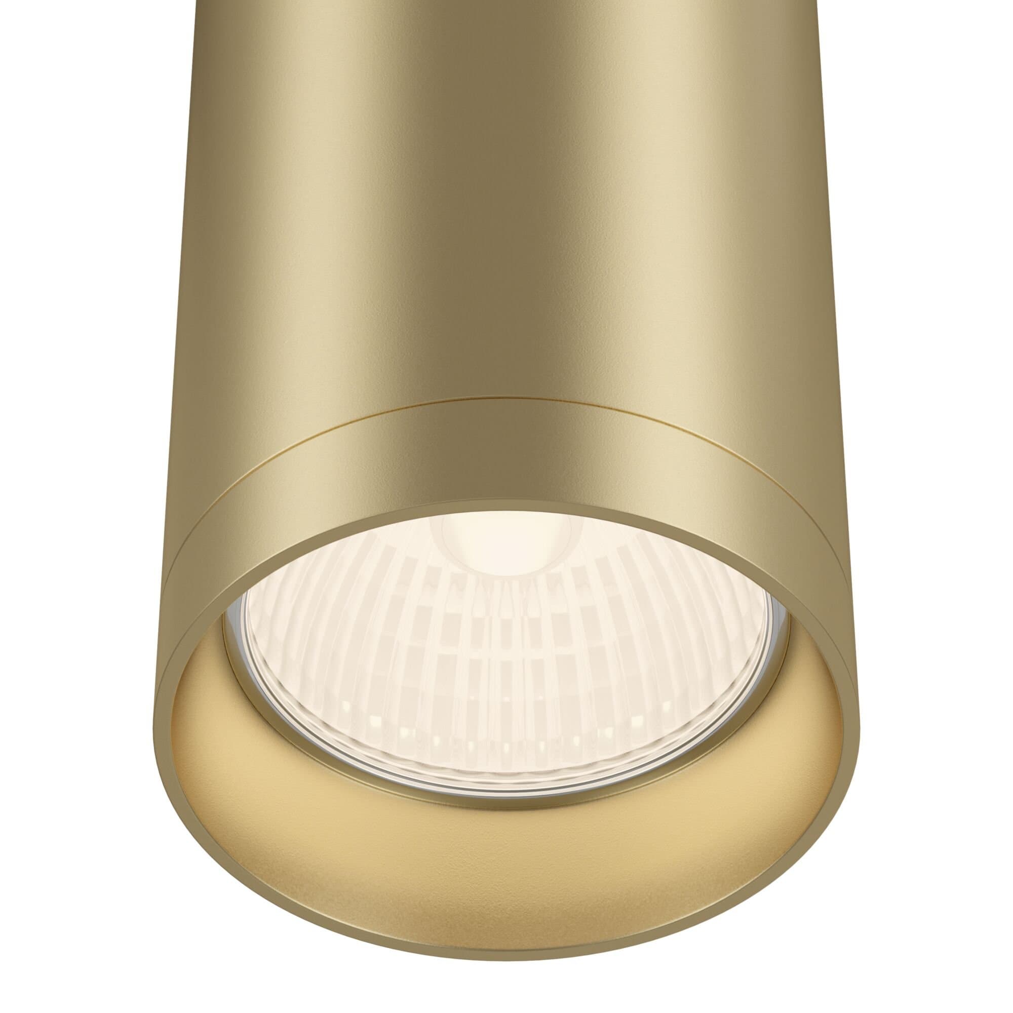 Maytoni Ceiling & Wall Focus Матовое Золото Потолочный светильник C010CL-01MG — миниатюра 4