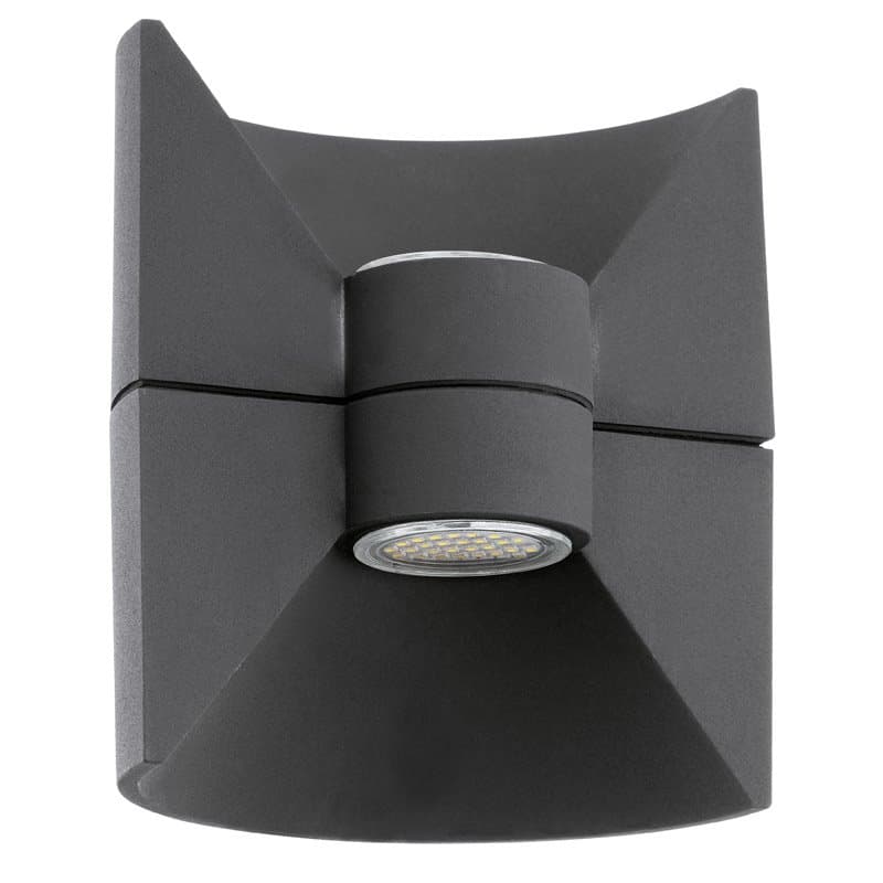 Eglo Светильник LED уличный настенный REDONDO, 2х2,5W (LED), нерж. сталь, алюминий, антрацит 93368