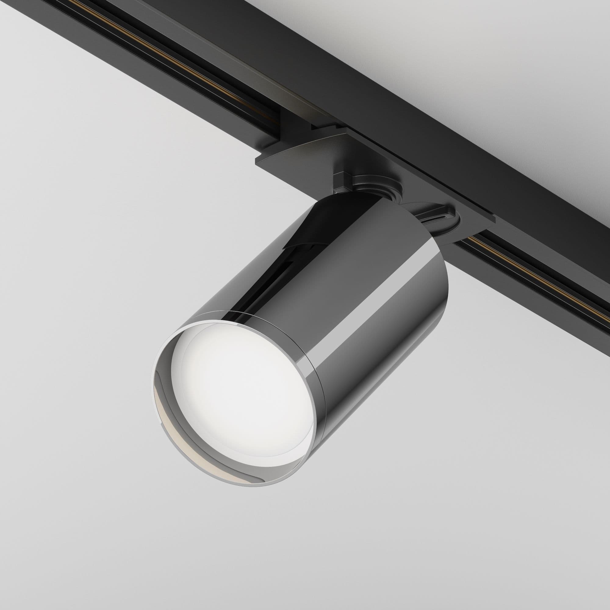 Maytoni Трековый светильник Черный и Графит Focus TR020-1-U-GU10-BGF
