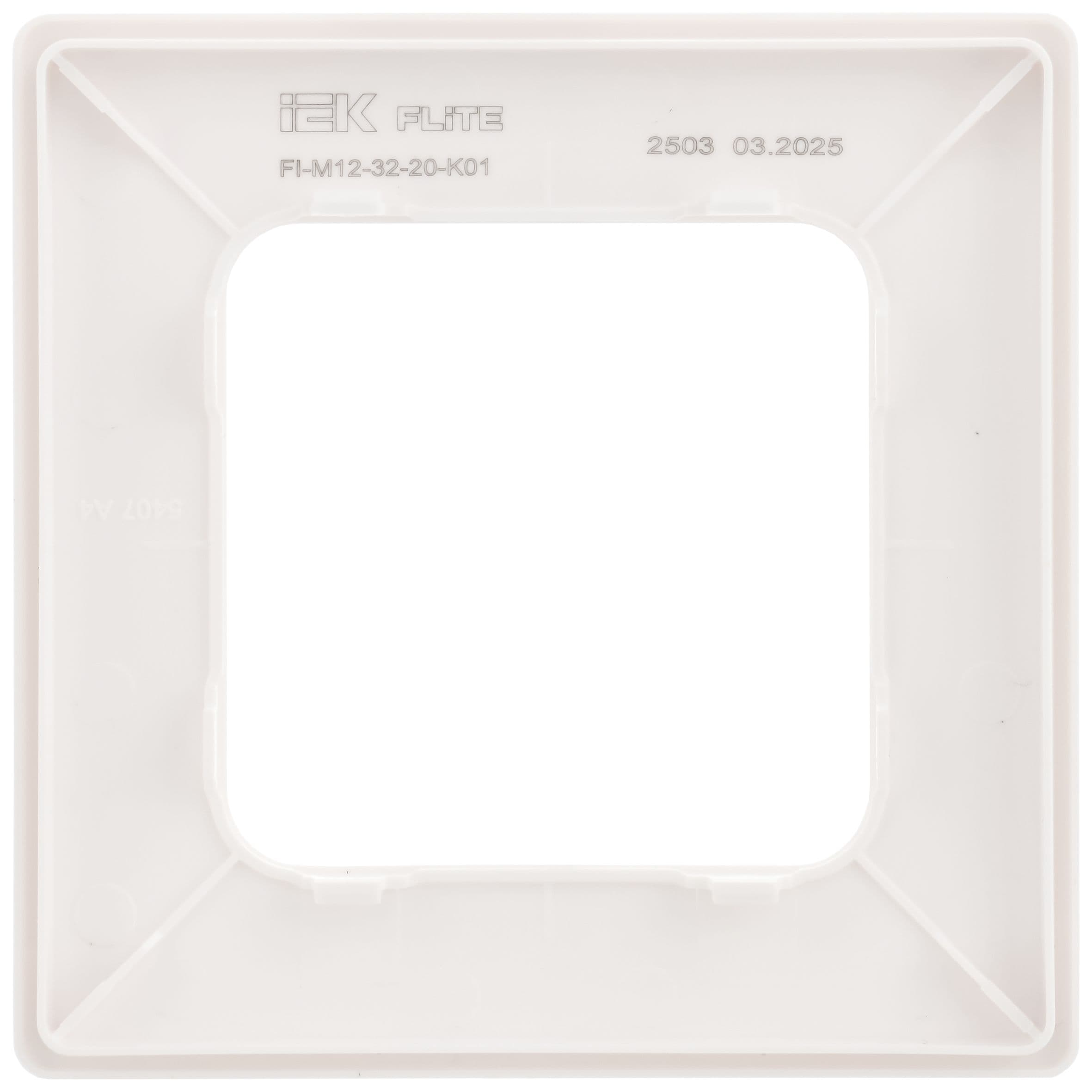 IEK FLITE Classic Белый Рамка 1-местная — миниатюра 3