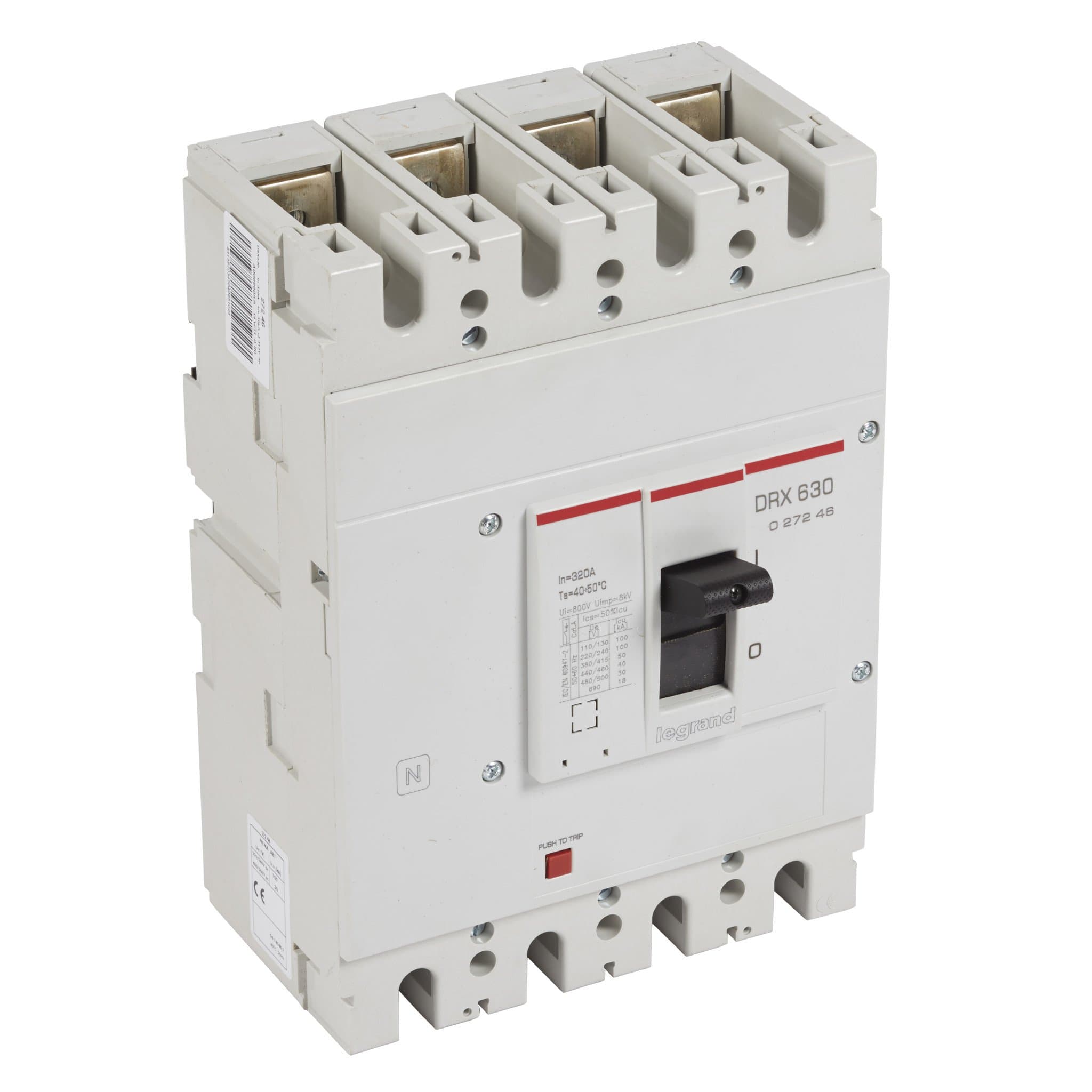 Legrand DRX630 термомагнитный 320A 4П 50кА 027246 — миниатюра 1