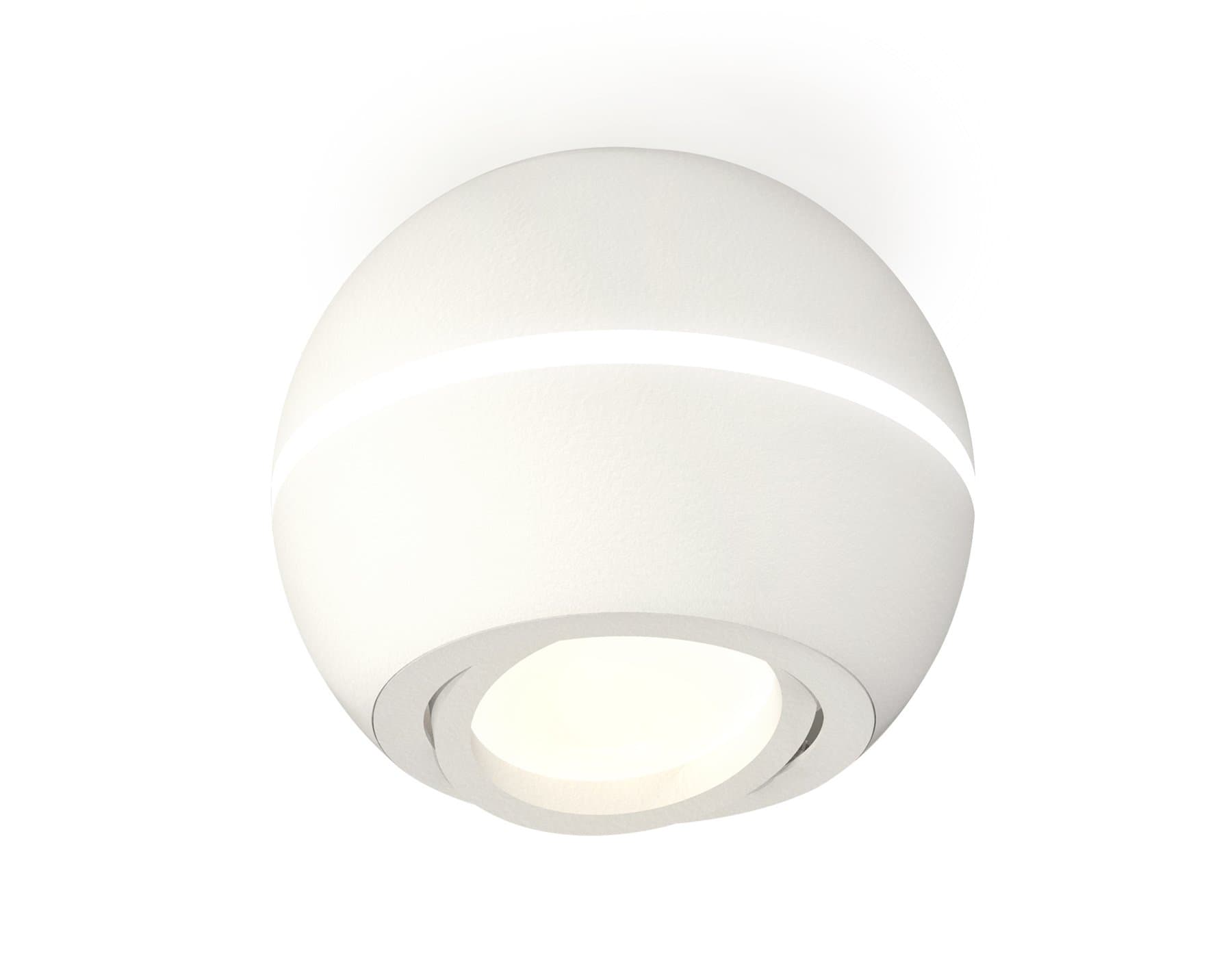 Ambrella Комплект накладного поворотного светильника XS1101020 SWH белый песок MR16 GU5.3 LED 3W 4200K (C1101, N7001) — миниатюра 1
