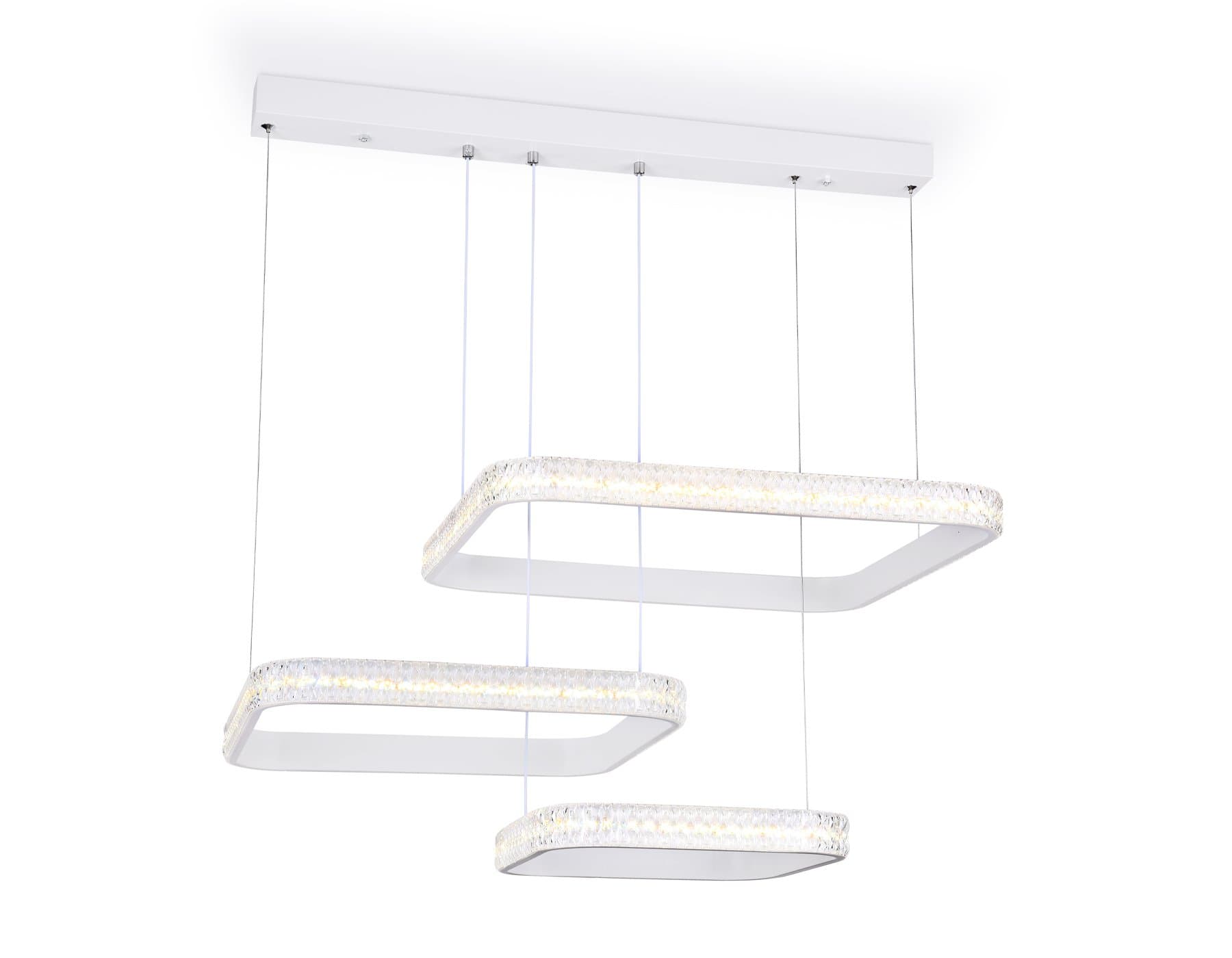 Ambrella Потолочный светодиодный светильник с пультом FA6165 WH белый 131W 720*500*900 (ПДУ РАДИО 2.4) — миниатюра 1