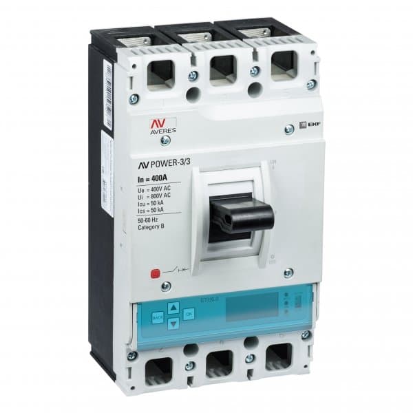 EKF Averes Автоматический выключатель AV POWER-3/3 400А 50kA ETU6.2