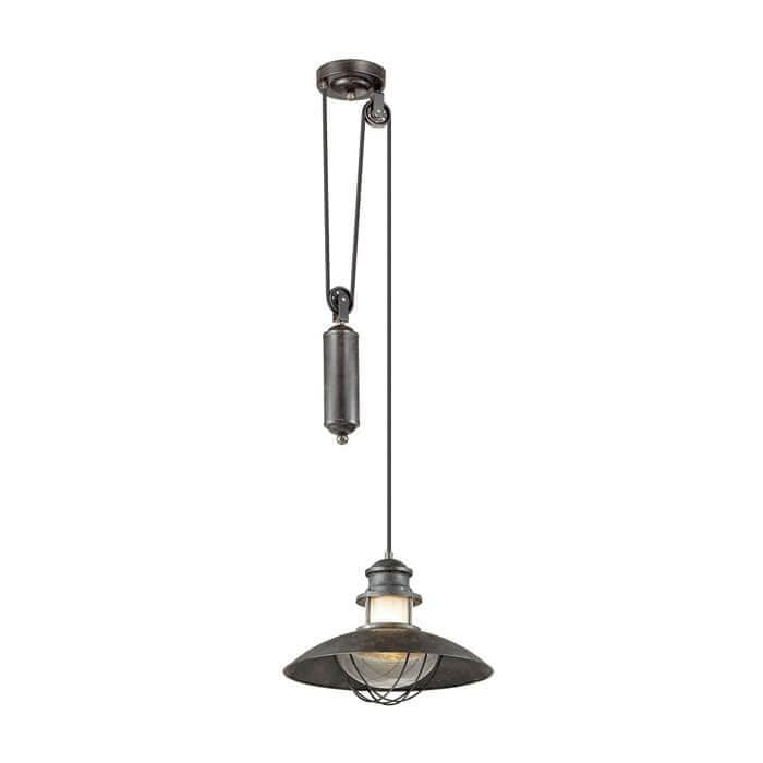 Odeon Light 4164/1A ODL19 695 коричневый/прозрачный Уличный светильник-подвес IP23 E27 1*60W DANTE