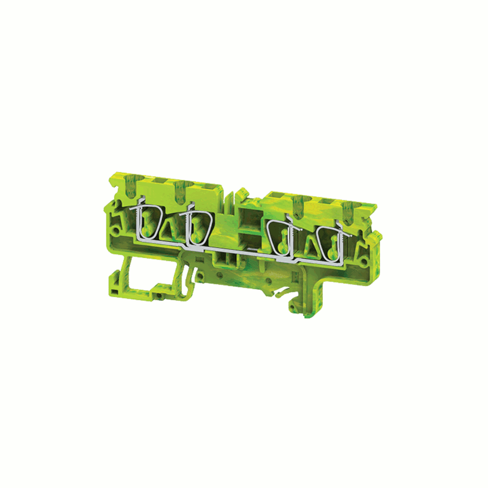 КЭАЗ Клемма заземляющая пружинная OptiClip CXG-4-QUATTRO-PE-I-(0,2-4)-PEN