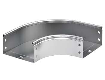 DKC Угол CPO 90 гориз. 90° 200х50, RAL7004