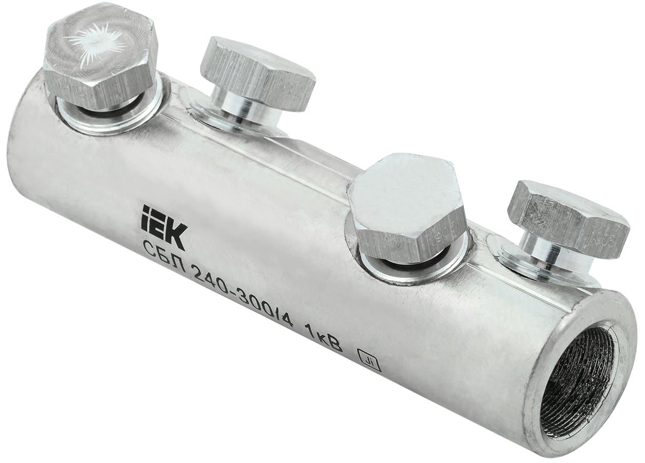 IEK Соединитель болтовой луженый СБЛ 240-300/4 1кВ