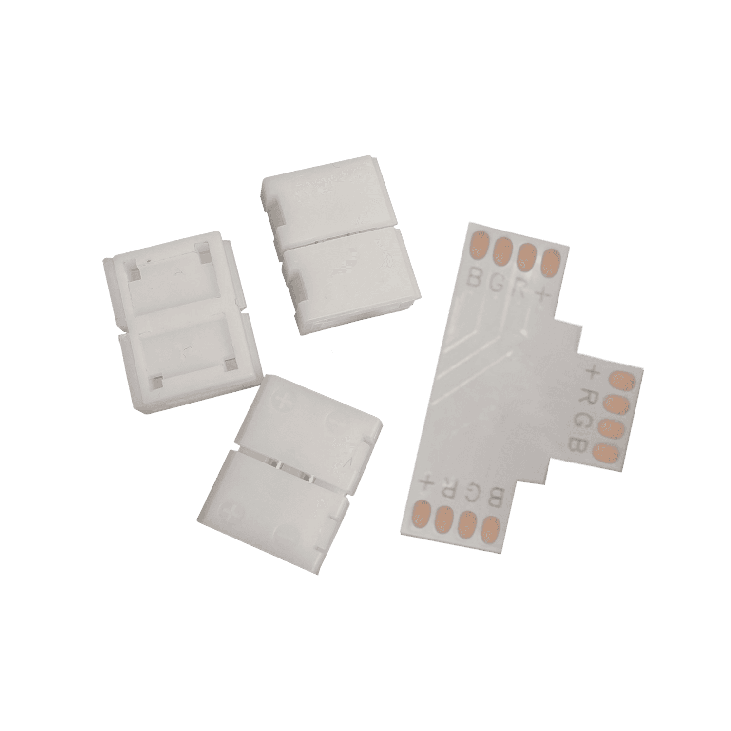 Gauss Набор коннекторов Basic для LED-ленты Т-образный RGB3014/5050/5060/5630 12V 10mm IP20 BT430 — миниатюра 3