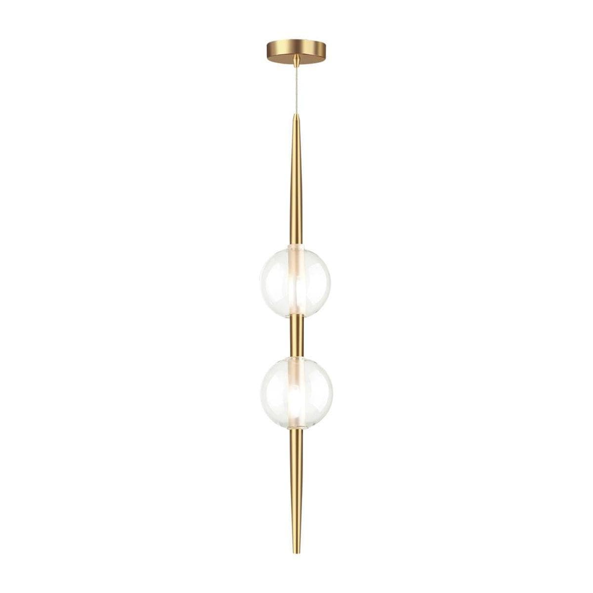 Odeon Light 4981/2 PENDANT ODL22 303 бронзовый/прозрачный/стекло Подвес G9 2*5W LAZIA — миниатюра 1
