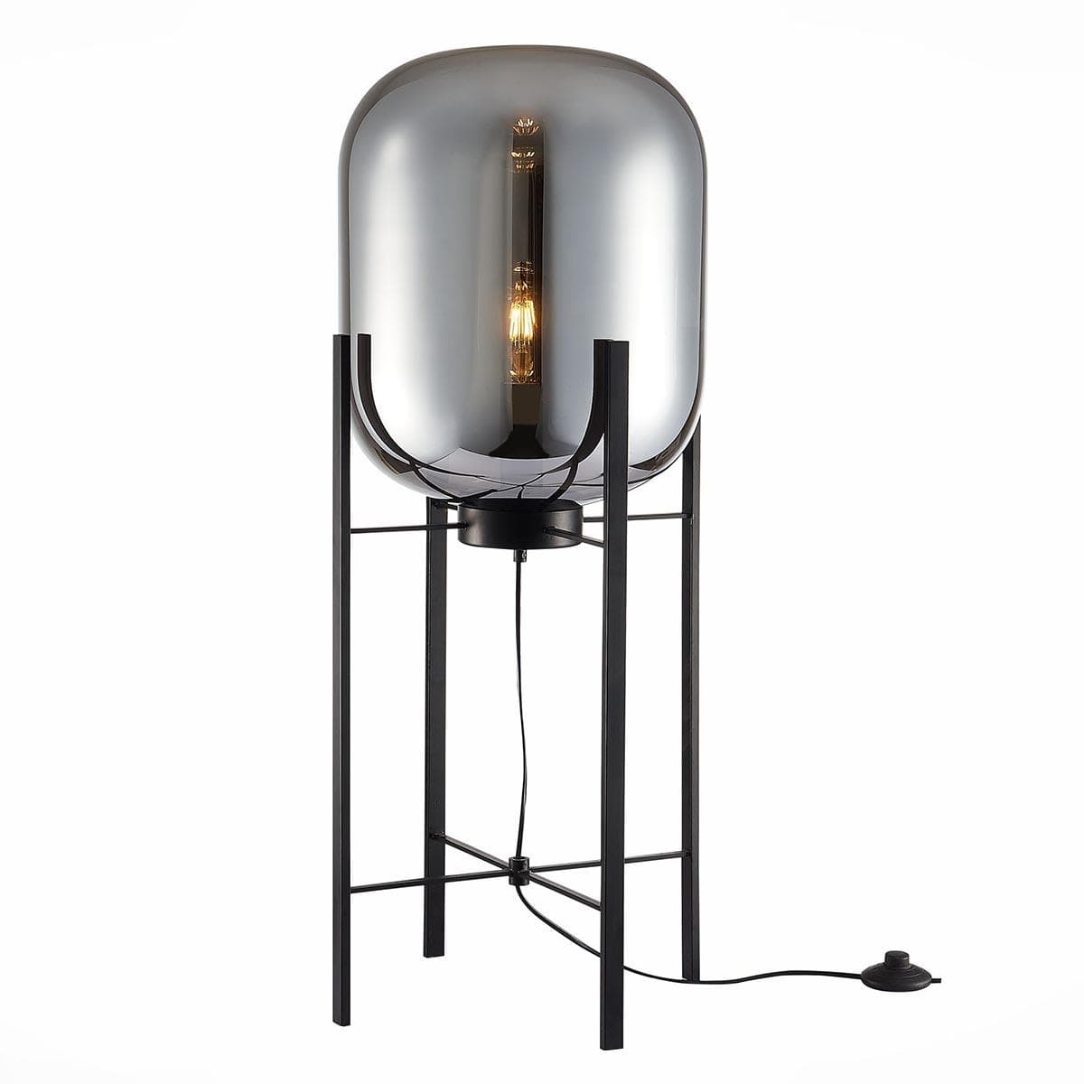 ST Luce SL1050.715.01 Торшер Черный/Дымчатый E27 1*40W — миниатюра 2
