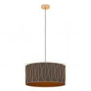 Eglo 390206 Подвесной светильник HL/1 E27 gold/cappuccino-brass 'COROJAL'