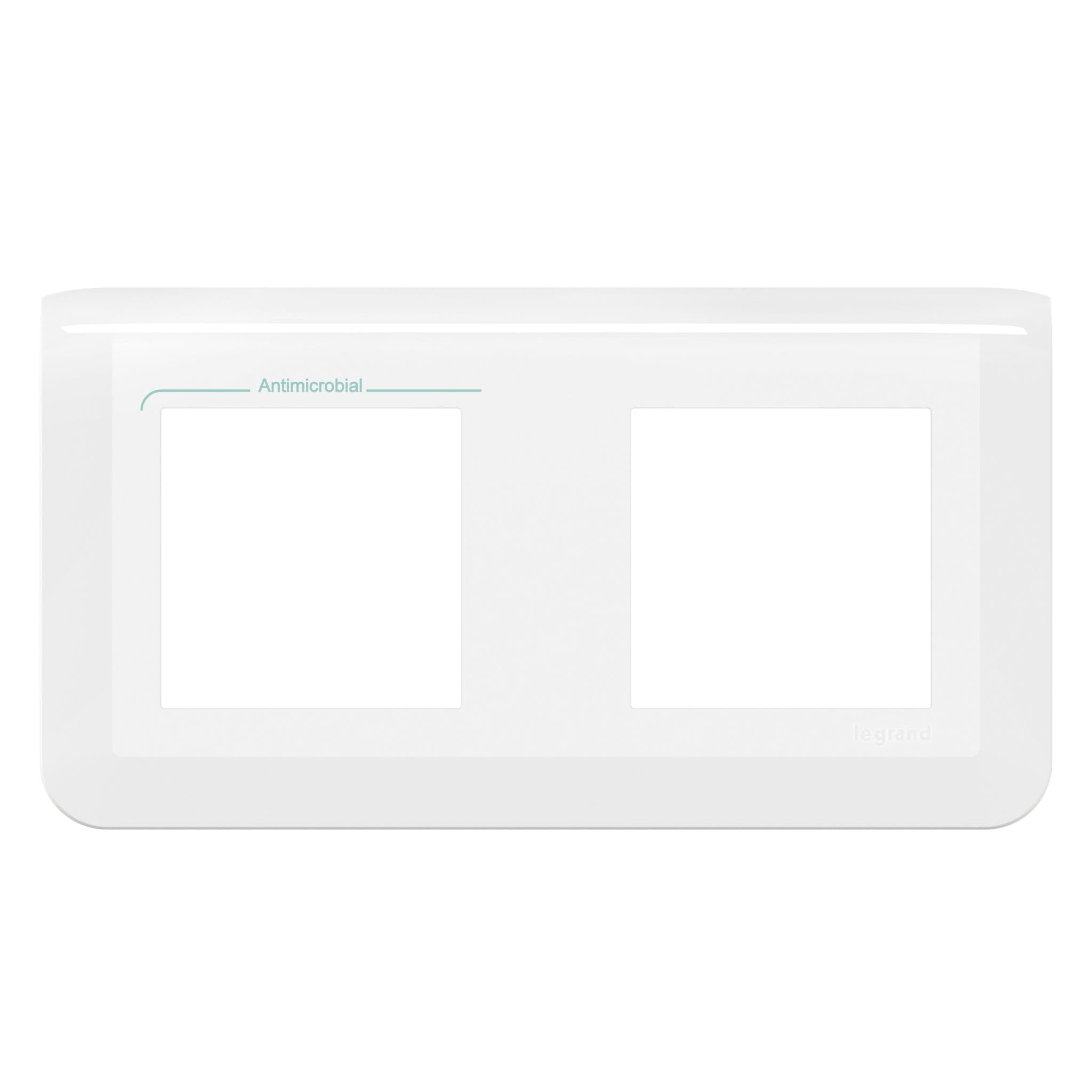 Legrand Mosaiс Рамка - Программа Mosaic - 2x2 модуля - антимикробная 078725L — миниатюра 3