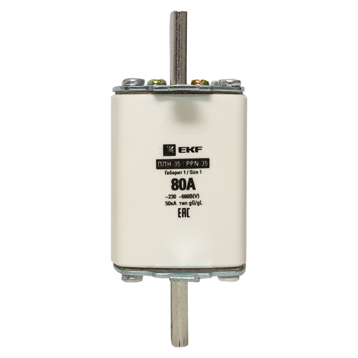 EKF PROxima Плавкая вставка ППН-35 250/ 80А габарит 1 — миниатюра 3