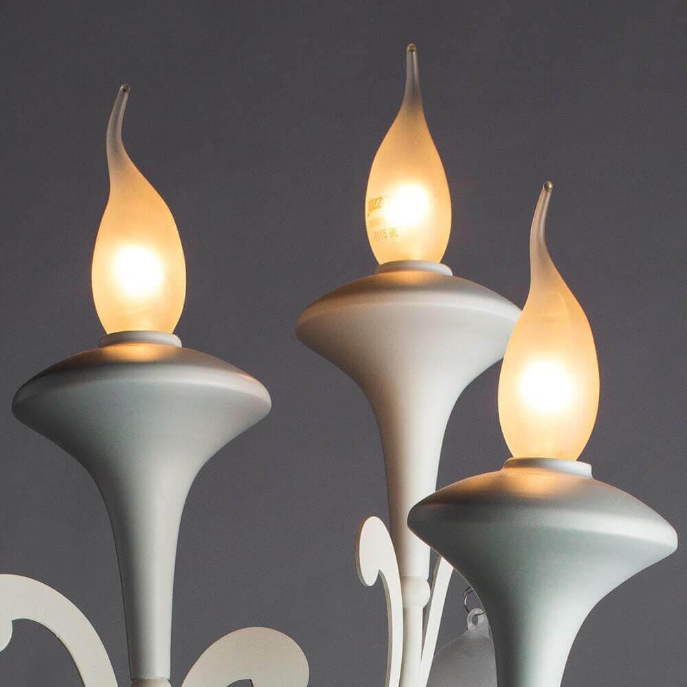 Arte Lamp Montmartre Белая Лампа настольная декоративная 40W E14 A3239LT-3WH — миниатюра 5