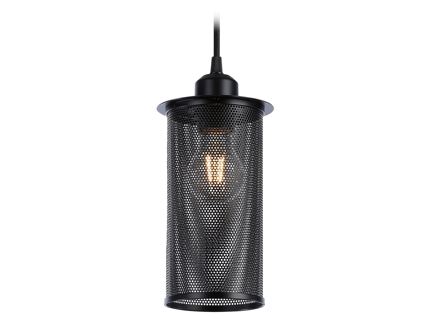 Ambrella Подвесной светильник в стиле лофт TR8162 BK черный E27 max 40W D102*1055 — миниатюра 1