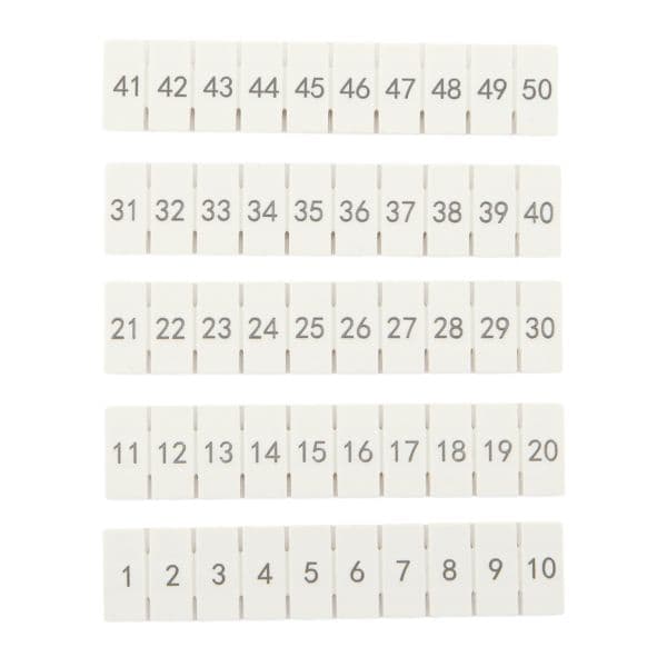 EKF Маркировка для клемм 2.5 UT 1-50 (100 шт) — миниатюра 8