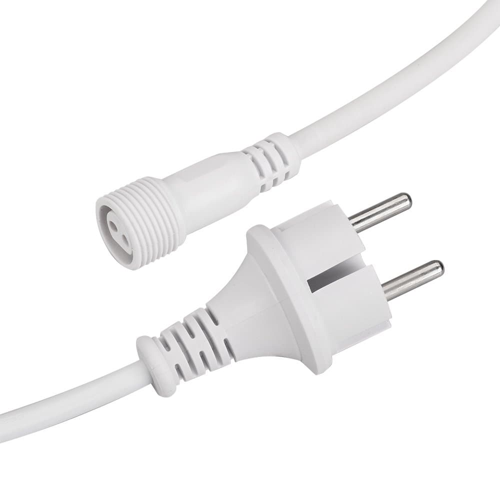 Arlight Шнур питания ARD-CLASSIC-ICEFALL-1.5M White (230V) (Ardecoled, Закрытый) 026106 — миниатюра 1
