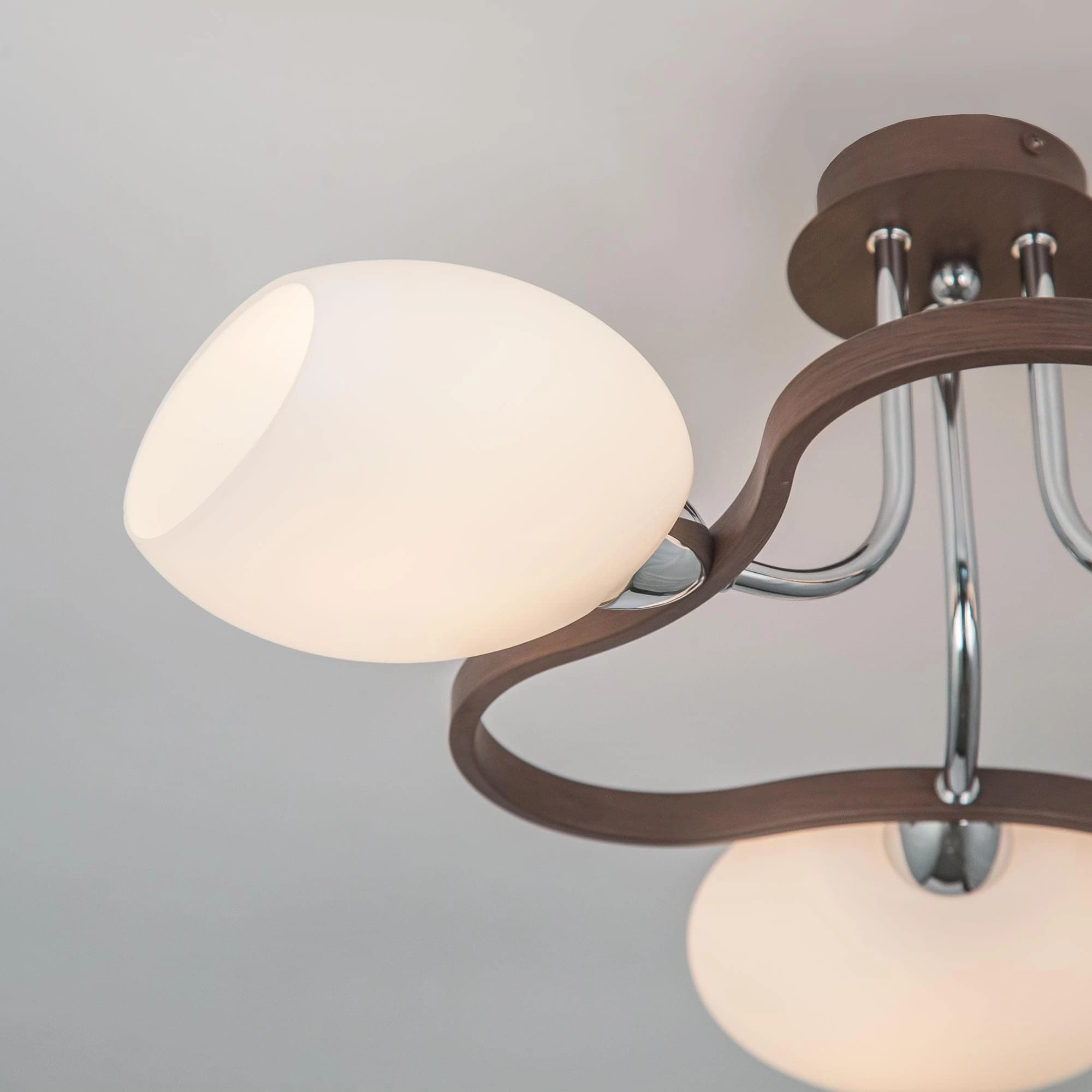 Citilux CL131131 Октава Хром+Венге Светильник Люстра — миниатюра 4