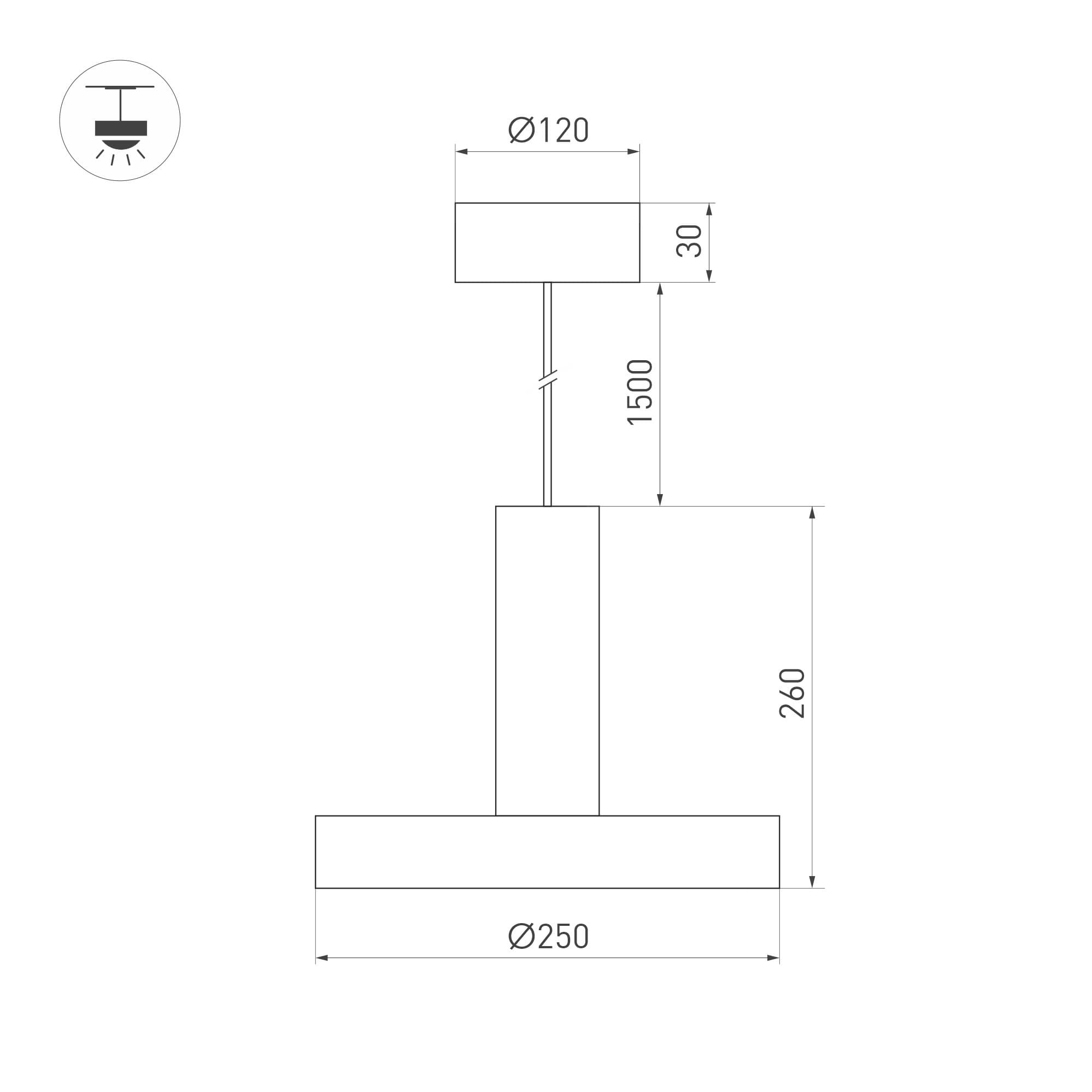 Arlight Светильник SP-ERIC-R250-8W Warm3000 (BK, 120 deg, 230V) (IP20 Металл, 3 года) 035930 — миниатюра 4
