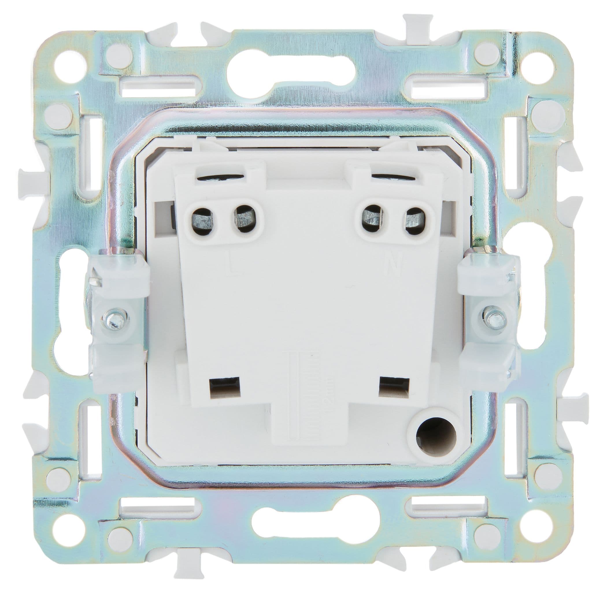 IEK SKANDY Бежевый Розетка б/з 10А SK-R02B — миниатюра 3