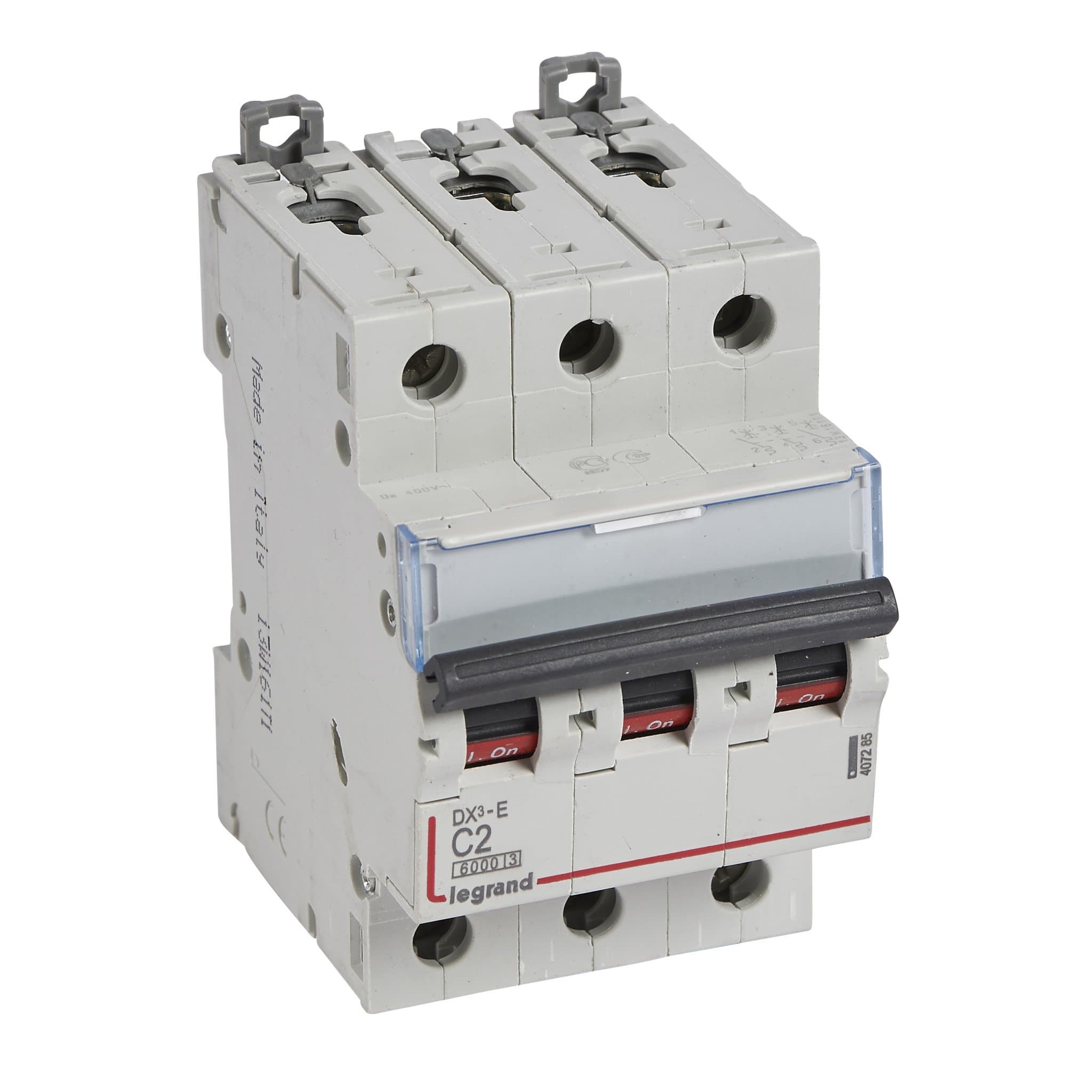 Legrand DX3-E Автоматический выключатель 3P 2А (С) 6000/6kA 407285 — миниатюра 1