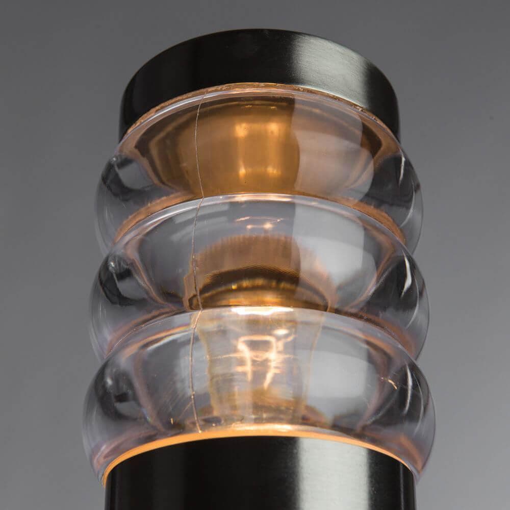 Arte Lamp Portico Серебро/Прозрачный Светильник уличный настенный 20W E27 A8381AL-1SS — миниатюра 3