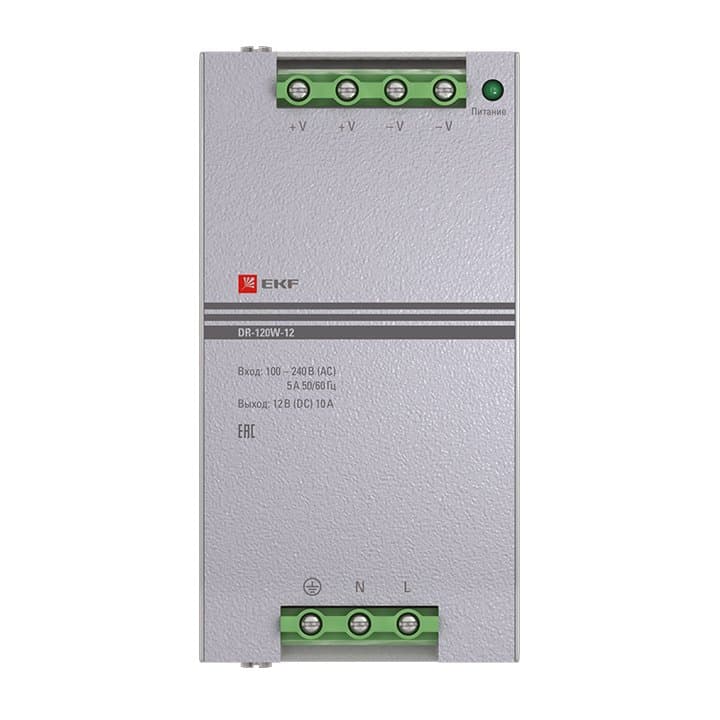 EKF PROxima Блок питания 12В DR-120W-12 — миниатюра 2