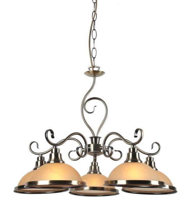 Arte Lamp Safari Бронза/Белая Люстра 5x60W 5xE27 A6905LM-5AB