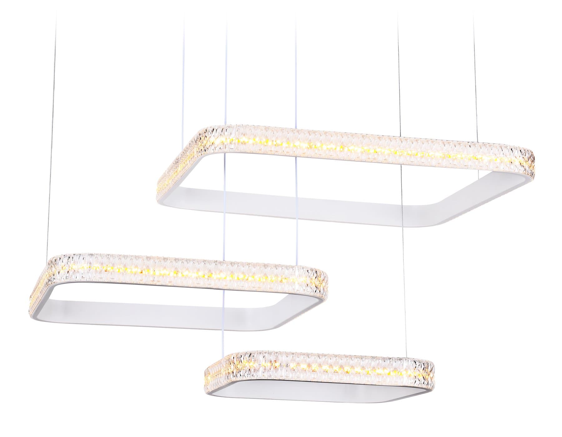 Ambrella Потолочный светодиодный светильник с пультом FA6165 WH белый 131W 720*500*900 (ПДУ РАДИО 2.4) — миниатюра 6