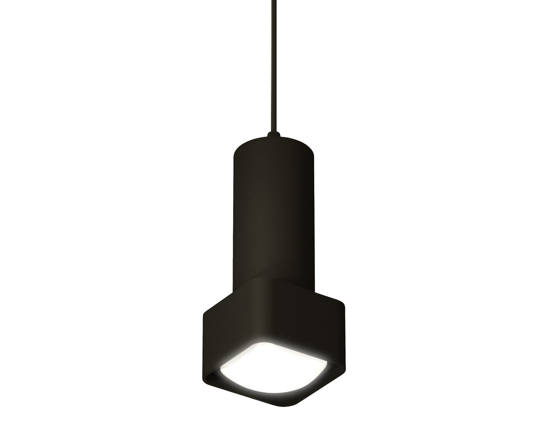 Ambrella Комплект подвесного светильника с акрилом XP7833003 SBK/FR черный песок/белый матовый MR16 GU5.3 (A2311, C7443, A2011, C7833, N7756) — миниатюра 1