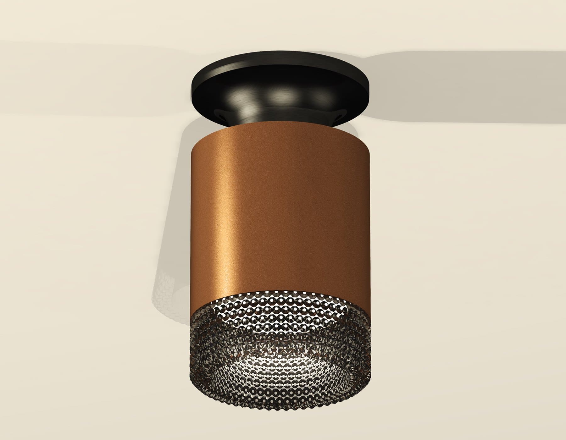 Ambrella Комплект накладного светильника XS6304112 SCF/PBK/BK кофе песок/черный полированный/тонированный MR16 GU5.3 (N6902, C6304, N6151) — миниатюра 3