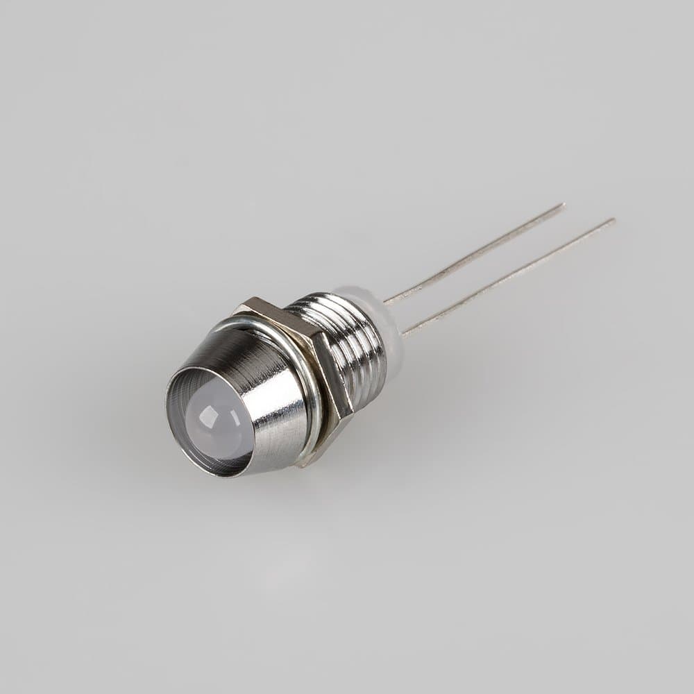 Arlight Держатель 5мм HOLDER-F5 (хром.латунь, с гайкой) (5мм (круглый)) 025743 — миниатюра 2