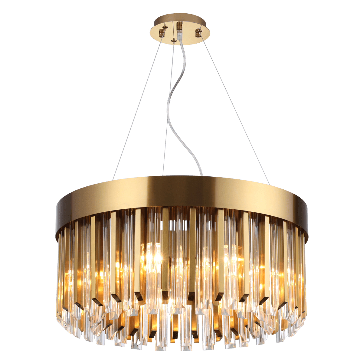 Odeon Light 4925/9 ARTDEC ODL22 369 золотой/стекло Люстра E14 9*40W ROMANA — миниатюра 2