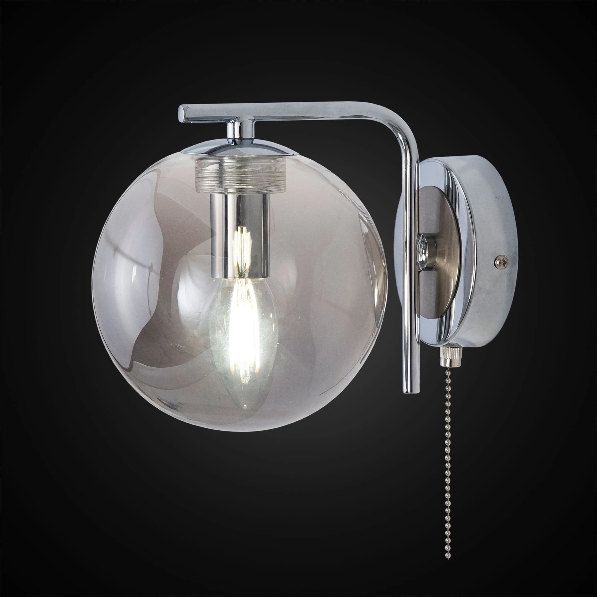 Citilux CL102310 Томми Хром+Дымч. Бра — миниатюра 2