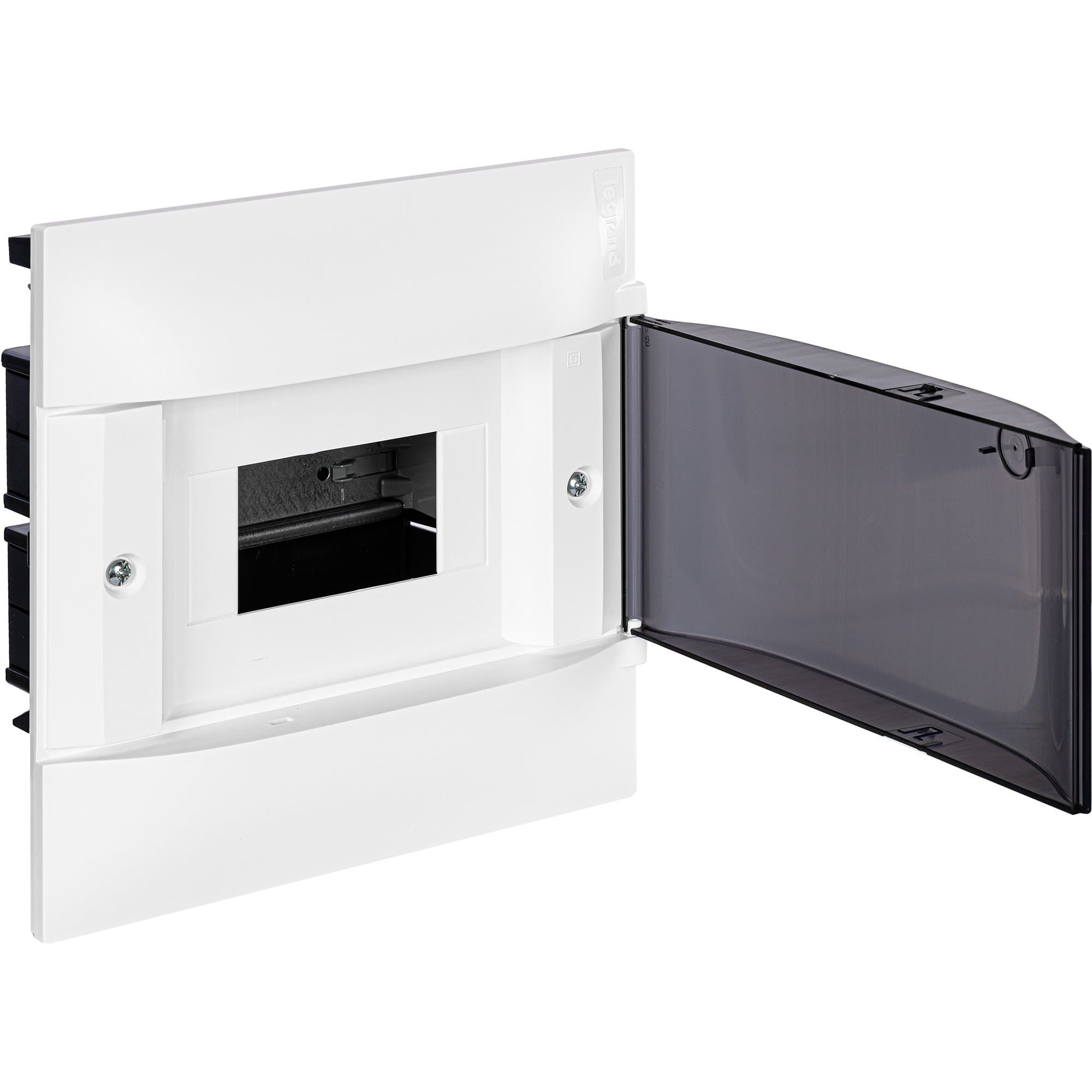 Legrand Practibox S Пластиковый щиток Встраиваемый 1X6 Дымчатая дверь 134556 — миниатюра 2