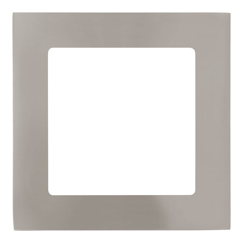 Eglo Светодиодная ультратонкая встраиваемая панель FUEVA 1, 5,5W (LED) 4000K, 120х120, никель 95276