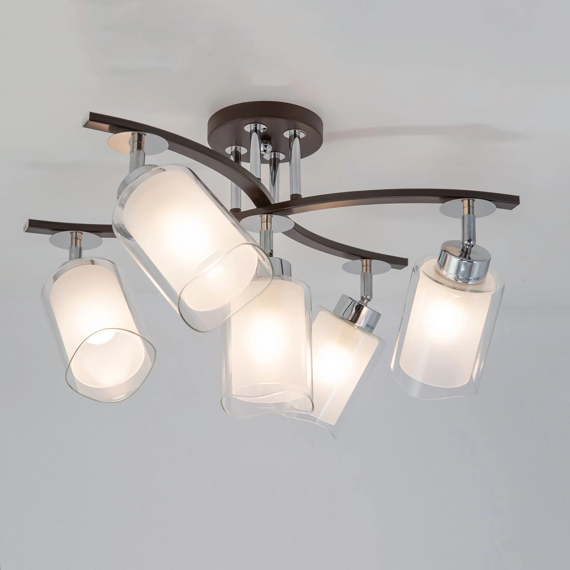 Citilux CL156152 Фортуна Венге+Хром Люстра — миниатюра 4