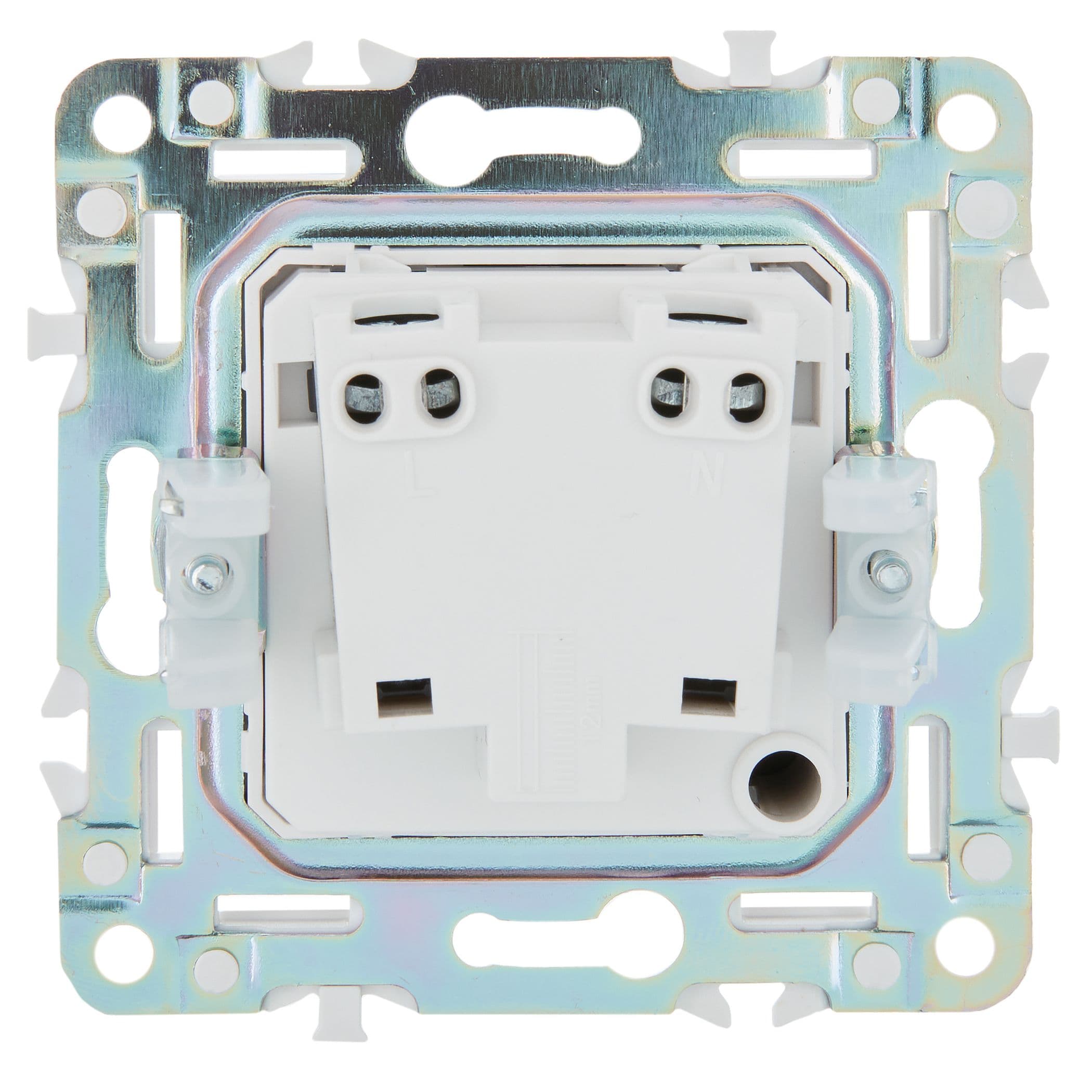 IEK SKANDY Серый Розетка б/з 10А SK-R02Gr — миниатюра 3